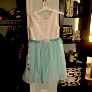 Emily Rose Floral sequins Dress size 12  girls